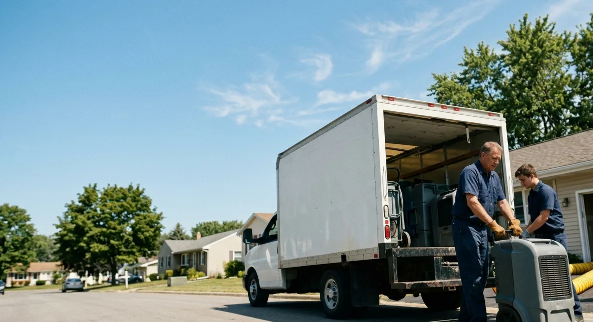 Water Damage Cleanup in De Pere, WI near me
